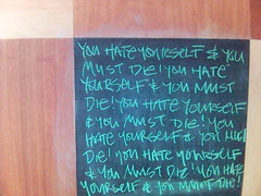 You hate yourself & you must die