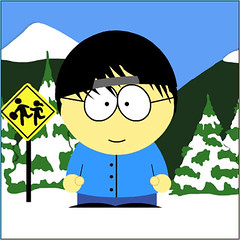 Peck in south park