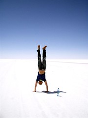 Salar Trip - 43 - Matt handstand