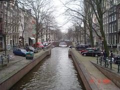 Sebuah Canal di Amsterdam, Netherlands