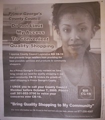 Wal Mart Ad in Washington Post Weekend Section, October 8, 2005