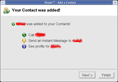 Contact Added
