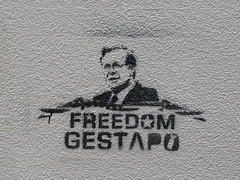 Freedom Gestapo Stencil