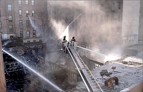 Bronx Block Fire 10/21/05