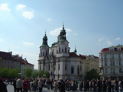 布拉格舊城廣場--聖尼可拉斯大教堂