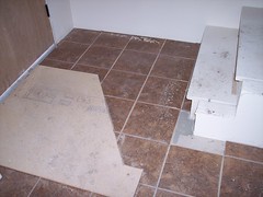 entry tile at new house