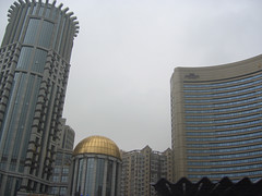Central Hotel (L) and Howard Johnson Hotel (R), Shanghai