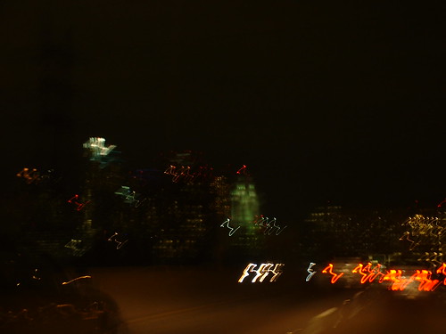 L.A skyline at night