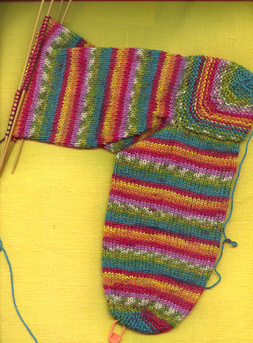 fun colorful sock
