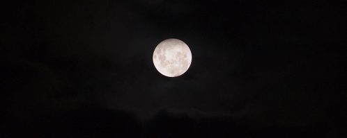 Moon tonight, with swirling cloud, part 2