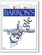 Google on the cover of Barron's magazine