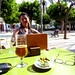 Ibiza - Rosanna entertains, Madagascar bar, Placa des Parc, Ibiza town