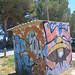 Ibiza - Graffiti a Sant Jordi de ses Salines, Sant Josep de sa Talaia, Eivissa, Balears.