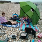 Bacon on the beach<br/>17 May 2014