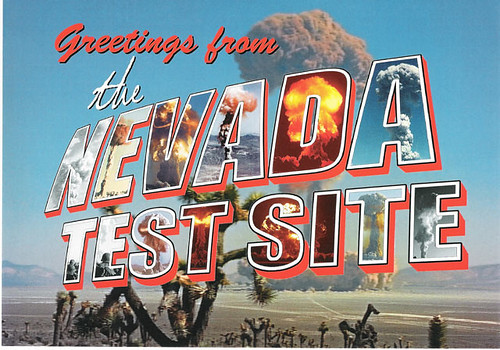 Nevada Test Site postcard.