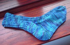 Knitting Olympics sock