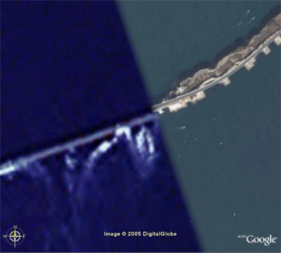 Google Earth - Naruto Whirlpool Tide