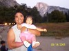 Daddy and Reanna with half Dome in the background