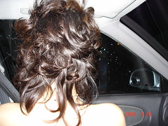 Monash Ball 2005 Flame and Frost - my hair!