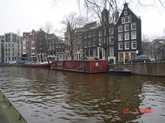 Sebuah Canal di Amsterdam, Netherlands