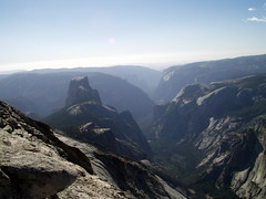 half dome from behind