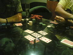 poker at Simons