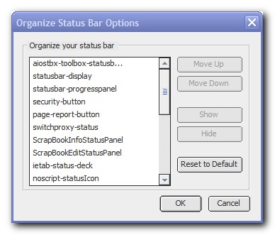 Organize_Status_Bar