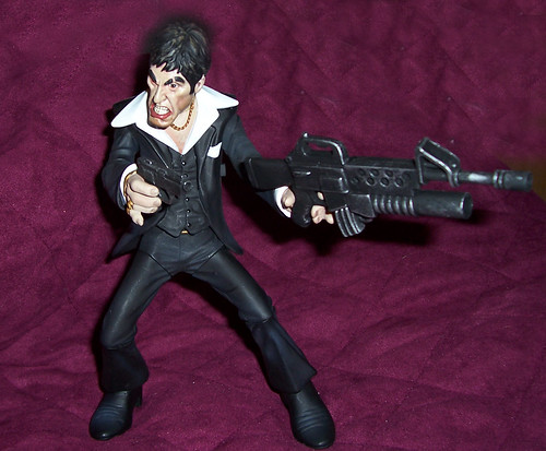 Scarface, armed and friendly