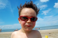 Liam at Grand Beach