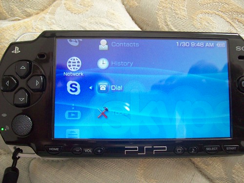 [이미지2] skype on sony PSP