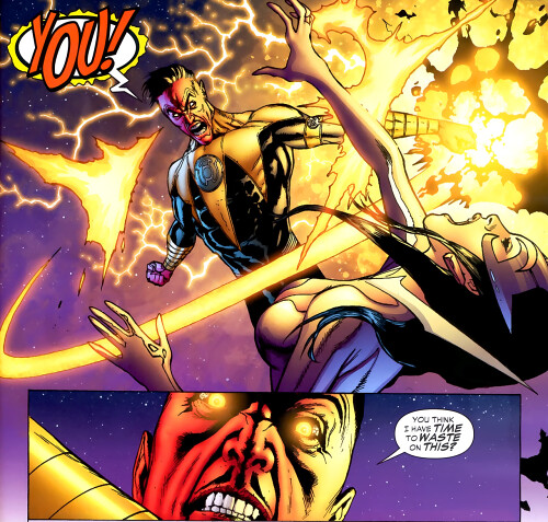 Carol getting under Sinestro's skin