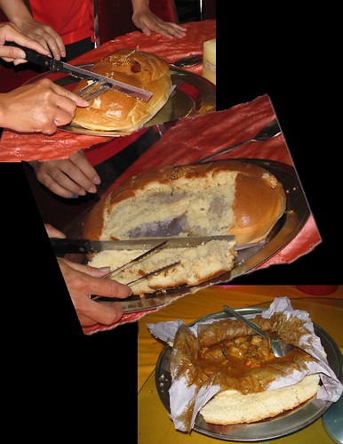 Kampar curry chicken bread