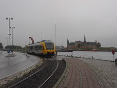 Train at Helsingor, Denmark