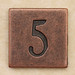 Copper Square Number 5