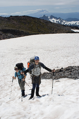 Martin and Chris on the Muir Snowfield