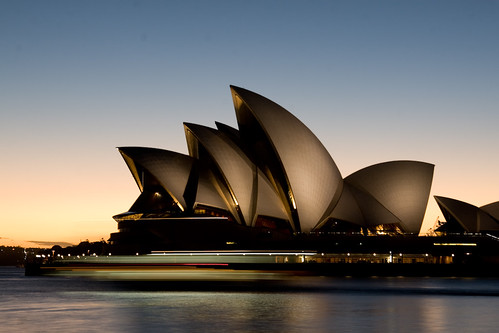 Sydney Opera House at dawn
