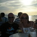 Ibiza - Raymond and Jodie drinking sangria cava at