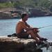 Ibiza - Dad Fishing @ Portinatx