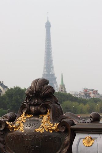 The Eiffel Tower from Pont Alexandre III