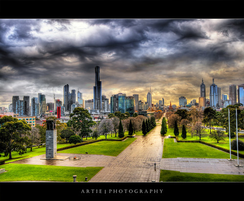 Crying Sky(line) of Melbourne :: HDR