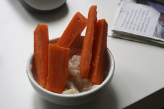 Snack: Carrots and Cannelini Bean Mush