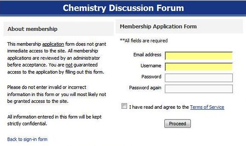 Register at Chemistry Discussion Forum