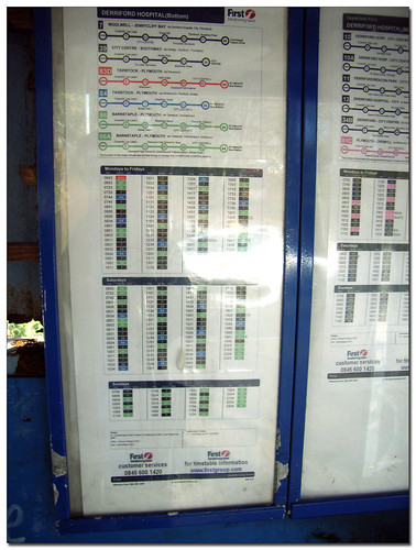 First Timetable display