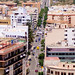 Ibiza - Views over Ibiza Town, Road leading outwar