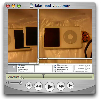 Fake iPod Video