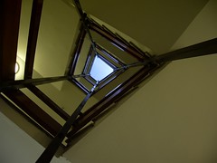 The View up the stairs