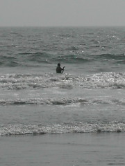 Santa Monica surf, or lack of