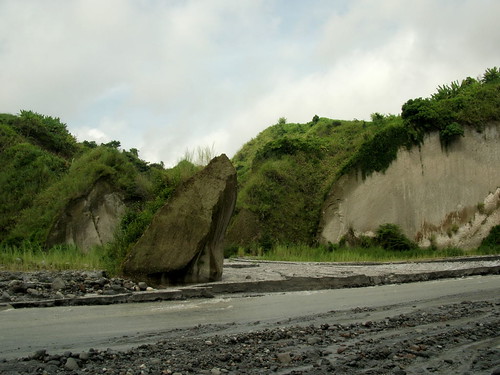 pinatubo sliced mountainsides