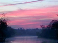 Oxford Dawn From Folly Bridge