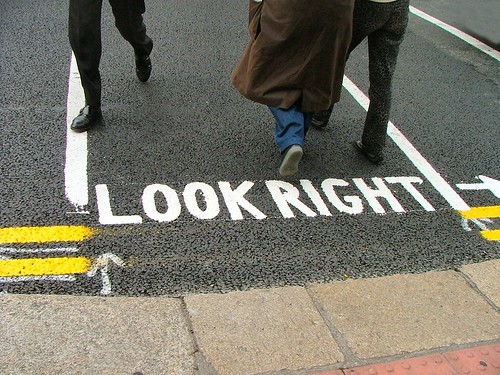 Look Right, not wrong. (lunchtime, Dublin Ireland)